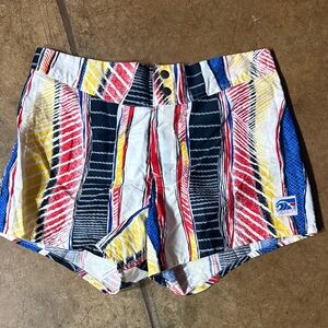 Vintage Pipeline USA Multicolor High Waist board Shorts 33